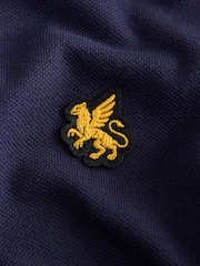 Navy Griffin - Ilgomis rankovėmis polo marškinėliai (3-16yrs) - 3 paveikslėlis iš 4
