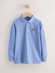 Blue/Navy/ White Griffin - Uzunqol Polo Köynəklər 3 Paket (3-16il) - 7şəkildən 2 şəkil