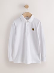 Blue/Navy/ White Griffin - Uzunqol Polo Köynəklər 3 Paket (3-16il) - 7şəkildən 3 şəkil