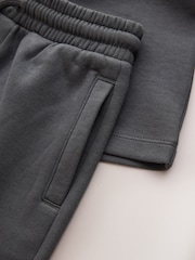 Charcoal Grey Relaxed Fit Heavyweight T-Shirt and Joggers Set (3-16yrs) - Image 5 of 5