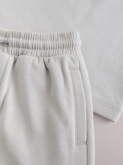 Light Grey Relaxed Fit Heavyweight T-Shirt and Joggers Set (3-16yrs) - Image 7 of 8