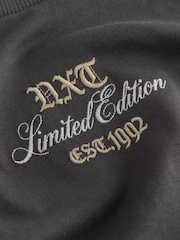 Grey Piping Relaxed Fit Short Sleeve Graphic T-Shirt (3-16yrs) - Image 3 of 4