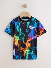 Black Rainbow Regular Fit Short Sleeve All-Over Print T-Shirt (3-16yrs) - Image 1 of 5