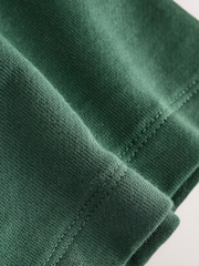 Green Long Sleeve Heavyweight Varsity T-Shirt (3-16yrs) - Image 4 of 4