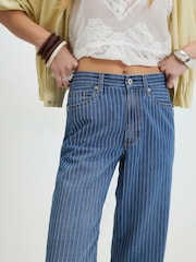 River Island Blue High Rise Relaxed Straight Jeans - Image 4 of 4