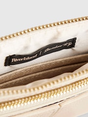 River Island Cream Monogram Travel Wallet - Image 5 of 5