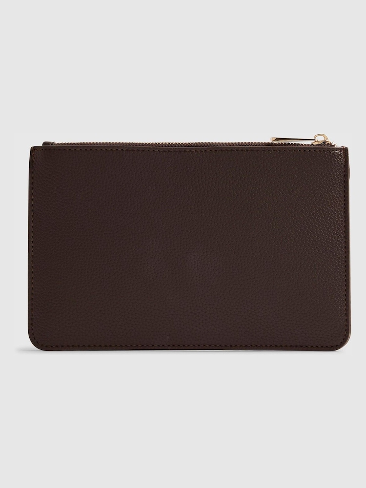 River Island Brown Monogram Travel Wallet - Image 2 of 5