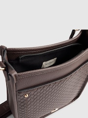 River Island Brown Embossed Pocket Messenger Bag - Image 5 of 6