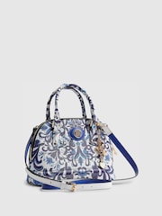 River Island Blue Printed Kettle Tote Bag and Purse Bundle - Image 4 of 5