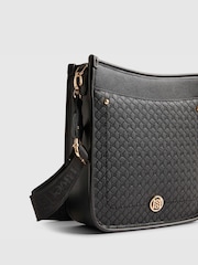 River Island Black Emboss Pocket Messenger Bag - Image 4 of 6