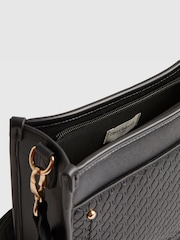 River Island Black Emboss Pocket Messenger Bag - Image 5 of 6