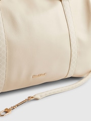 River Island Cream Monogram Trim Soft Holdall Bag - Image 5 of 6