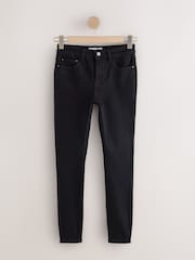 Black Mid Rise Super soft Stretch Skinny Jeans - Image 6 of 8