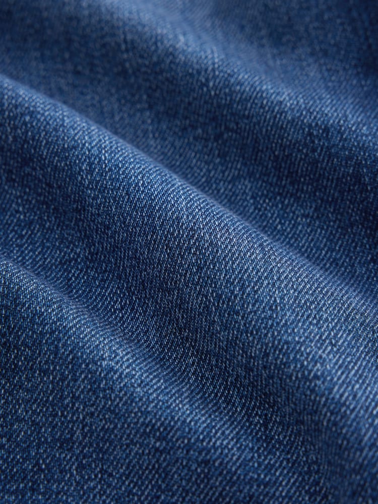 Dark Blue Mid Rise Super soft Stretch Skinny Jeans - Image 8 of 8 Dark Blue Mid Rise Super soft Stretch Skinny Jeans - Image 8 of 8