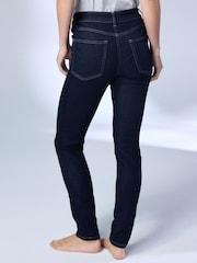 Indigo Blue Mid Rise Super soft Stretch Skinny Jeans - Image 4 of 8