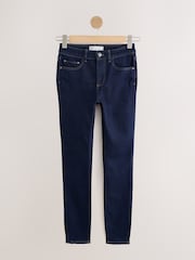 Indigo Blue Mid Rise Super soft Stretch Skinny Jeans - Image 6 of 8