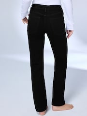 Black Mid Rise Super Soft Stretch Slim Jeans - Image 4 of 8
