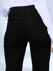 Black Mid Rise Super Soft Stretch Slim Jeans - Image 5 of 8
