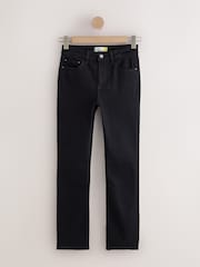 Black Mid Rise Super Soft Stretch Slim Jeans - Image 6 of 8
