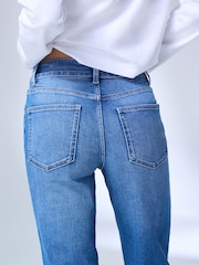 Mid Blue Mid Rise Super Soft Stretch Bootcut Jeans - Image 5 of 5