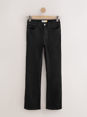 Black Mid Rise Super Soft Stretch Bootcut Jeans - Image 6 of 8