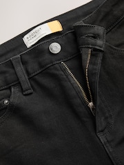 Black Mid Rise Super Soft Stretch Bootcut Jeans - Image 7 of 8