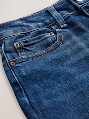 Dark Blue Mid Rise Super Soft Stretch Slim Jeans - Image 8 of 9