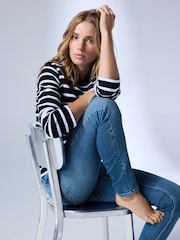 Mid Blue Mid Rise Super soft Stretch Skinny Jeans - Image 2 of 8