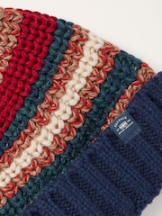 FatFace Stripe Stitch Bobble Hat - Imagen 3 de 3