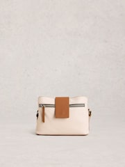 White Stuff White Tabby Leather Crossbody Bag - Image 1 of 4