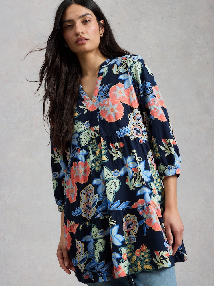 White Stuff Blue Marta Tunic - Image 1 of 6