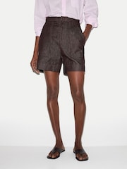 Jigsaw Brown Denim Patch Pocket Shorts - Image 1 of 4