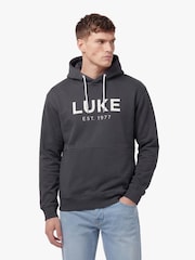 Luke 1977 Grey Grand Charcoal Hoodie - Image 1 of 6