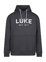 Luke 1977 Grey Grand Charcoal Hoodie - Image 4 of 6