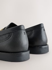 Black Forever Comfort® Leather Trim Detail Loafers - Image 5 of 5