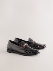 Burgundy Red Forever Comfort® Leather Trim Detail Loafers - Image 6 of 9