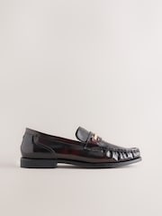 Burgundy Red Forever Comfort® Leather Trim Detail Loafers - Image 7 of 9