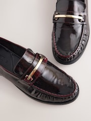 Burgundy Red Forever Comfort® Leather Trim Detail Loafers - Image 8 of 9