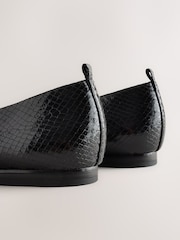 Black Forever Comfort® Point Spliced Ballet Flats - Image 4 of 4