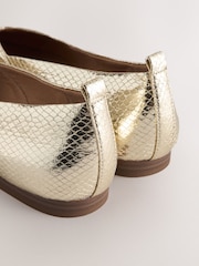 Gold Forever Comfort® Point Spliced Ballet Flats - Image 8 of 9