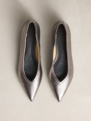 Tenn - N. Premium läder High Cut spetsiga Flats - Bild 1 av 5