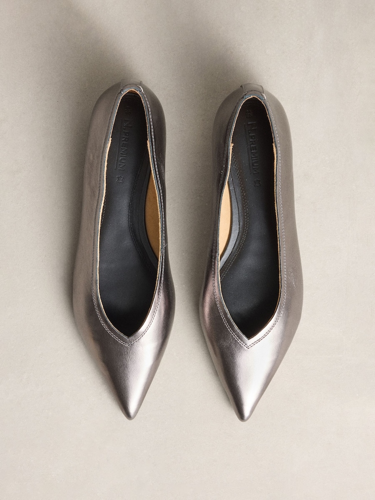 Tenn - N. Premium läder High Cut spetsiga Flats - Bild 1 av 5
