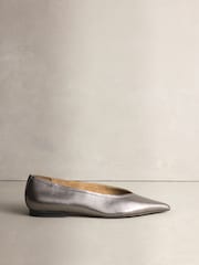 Tenn - N. Premium läder High Cut spetsiga Flats - Bild 3 av 5