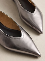 Tenn - N. Premium läder High Cut spetsiga Flats - Bild 4 av 5