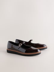 Brown Forever Comfort® Chunky Sole Mary Jane Shoes - Image 2 of 5