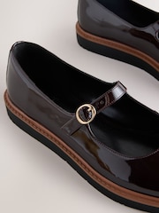 Brown Forever Comfort® Chunky Sole Mary Jane Shoes - Image 4 of 5