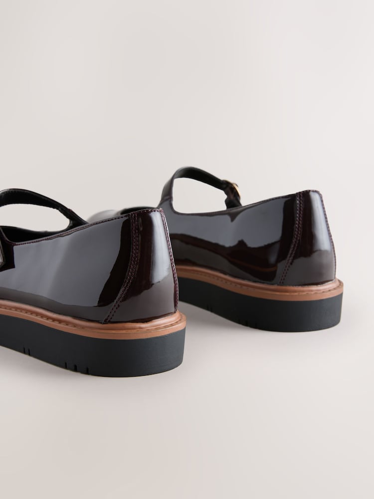 Brown Forever Comfort® Chunky Sole Mary Jane Shoes - Image 5 of 5