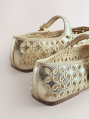 Gold Standard Fit Forever Comfort® Broderie Mary Janes Shoes - Image 4 of 4