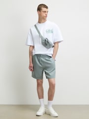 River Island White Oversized Tennis Club Paris T-Shirt - Image 3 of 4