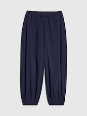 River Island Blue Barrel Fit Trousers - Image 1 of 4